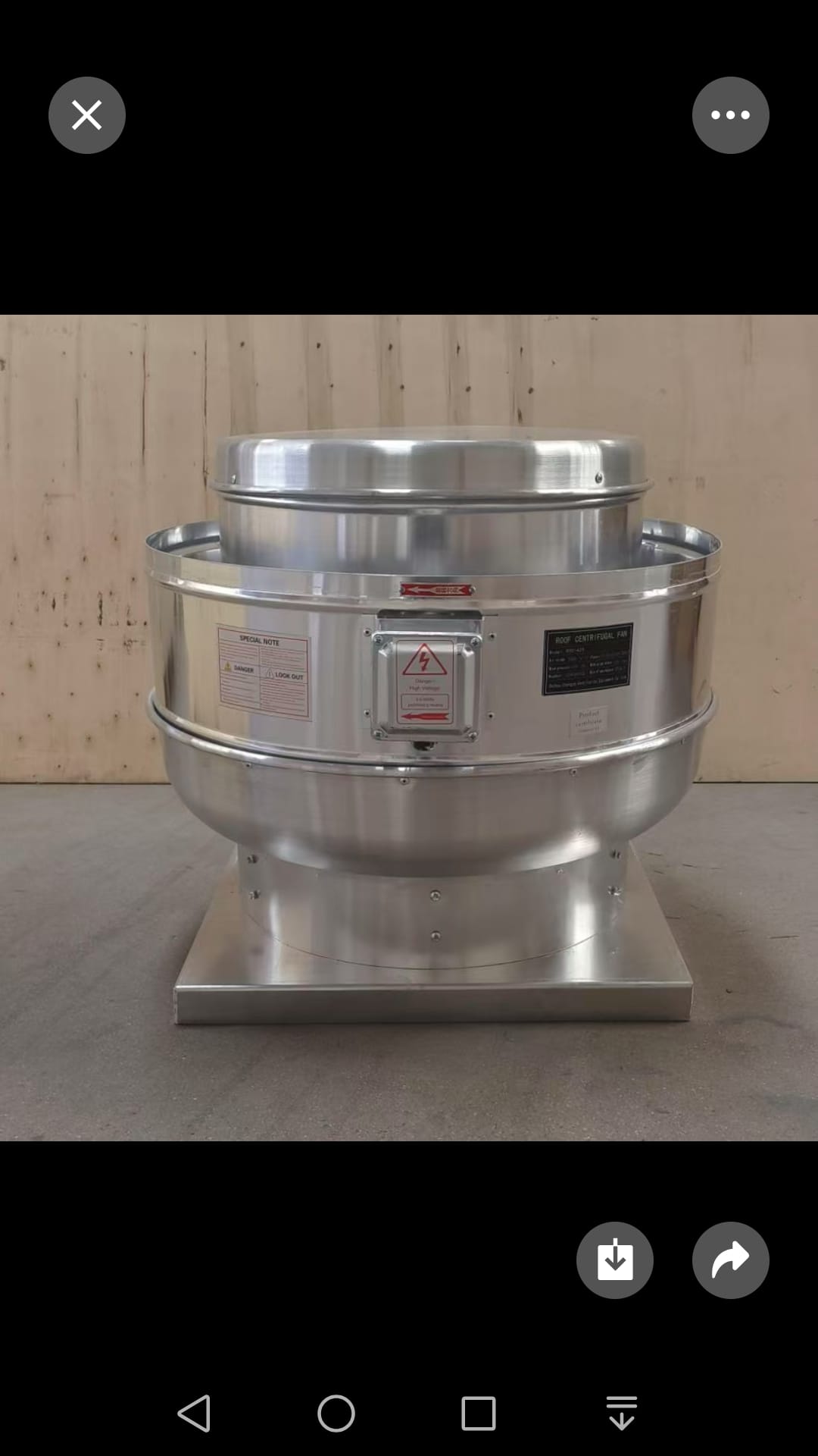 Extractor de techo
